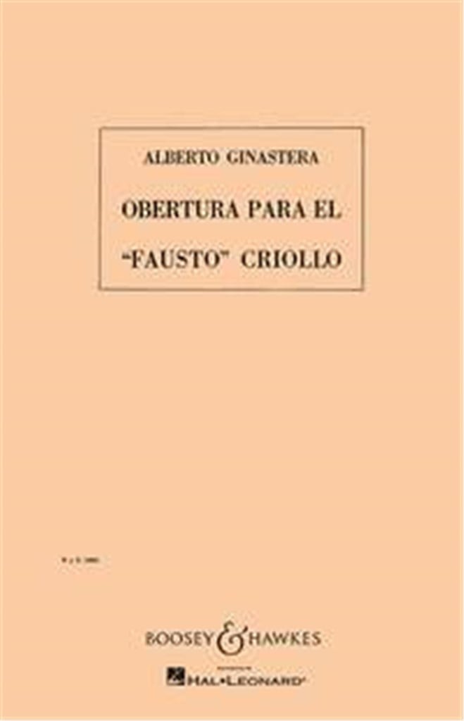 Overture to the Creole Faust op. 9